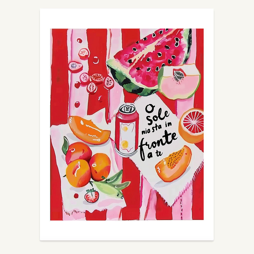 Watermelon Peach Print