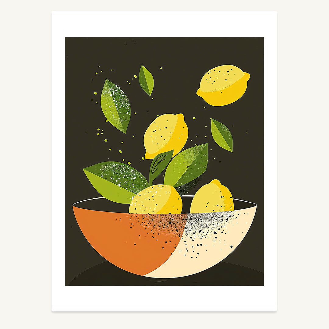 Lemon Toss Print