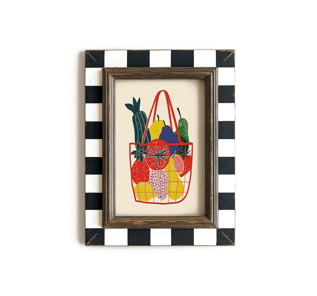 Vegetable Basket Print