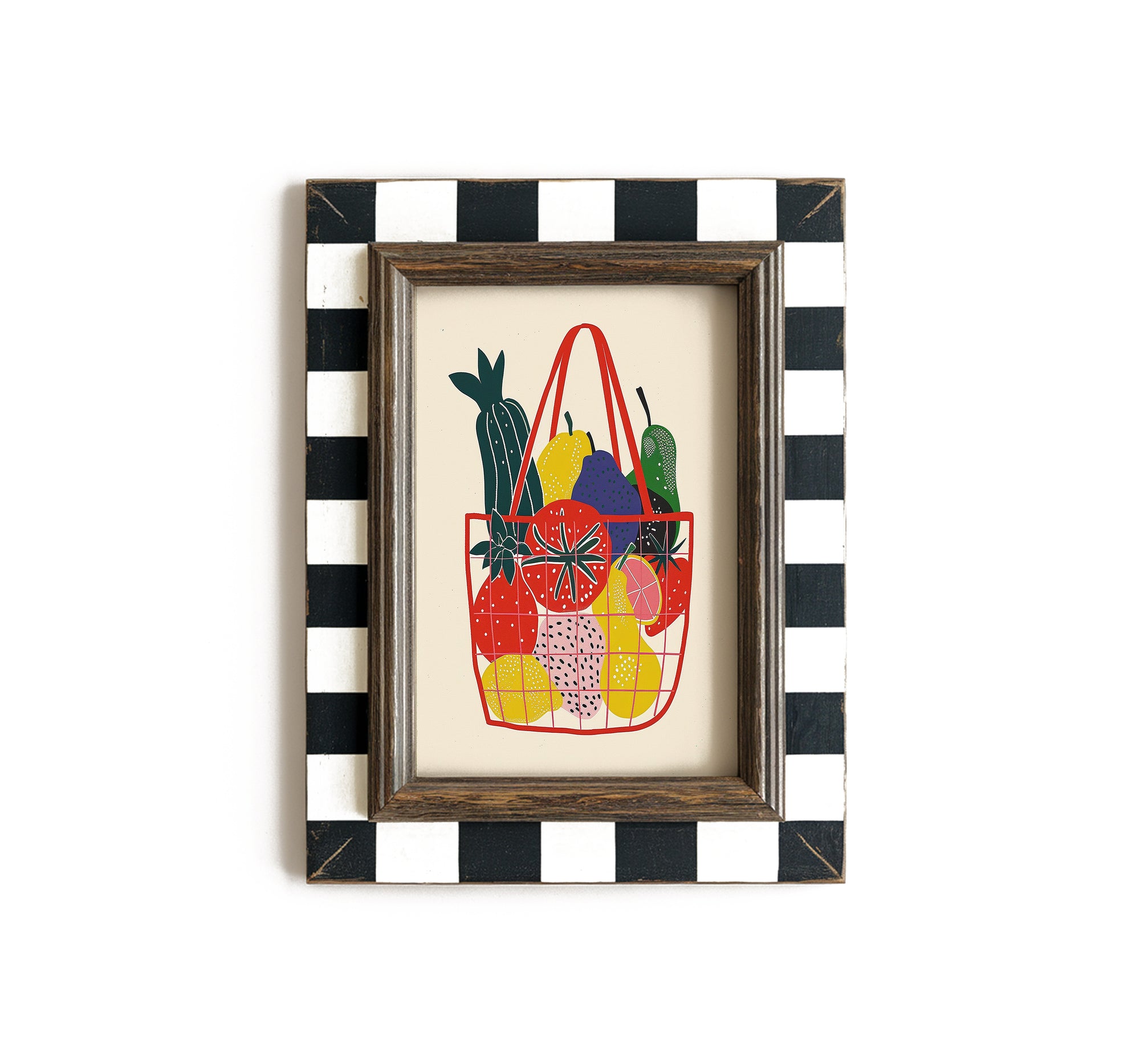 Vegetable Basket Print