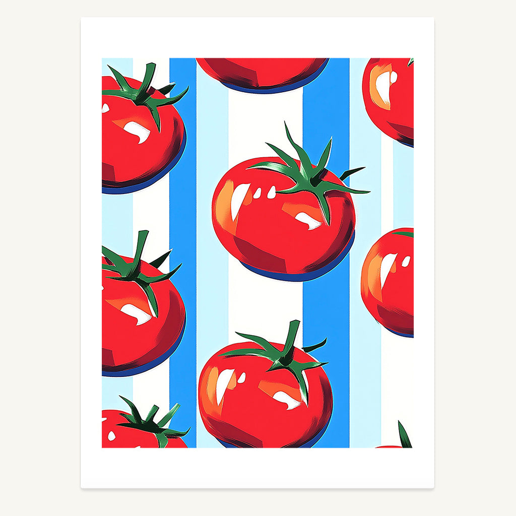 Striped Red Tomatoes Print