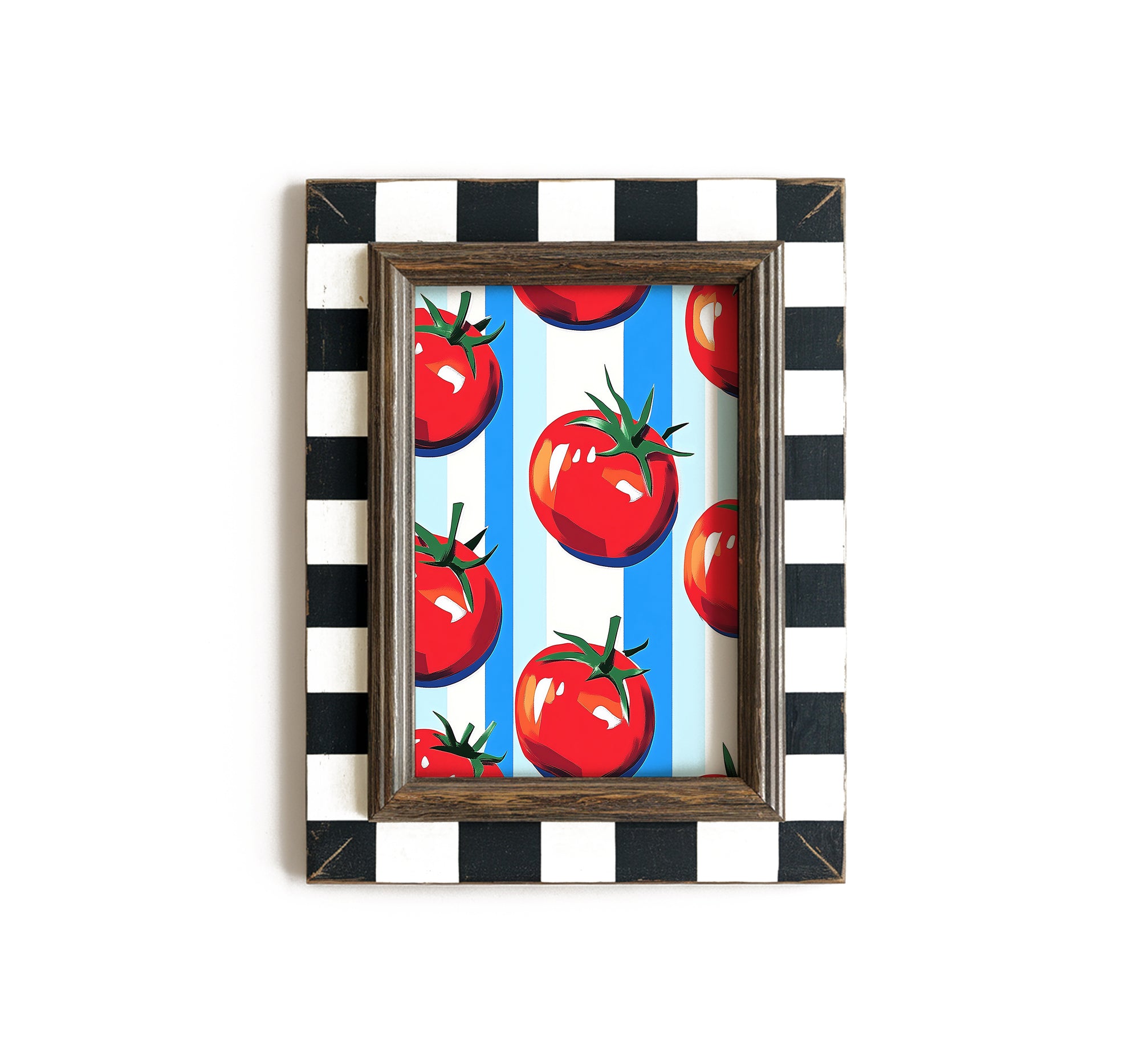 Striped Red Tomatoes Print