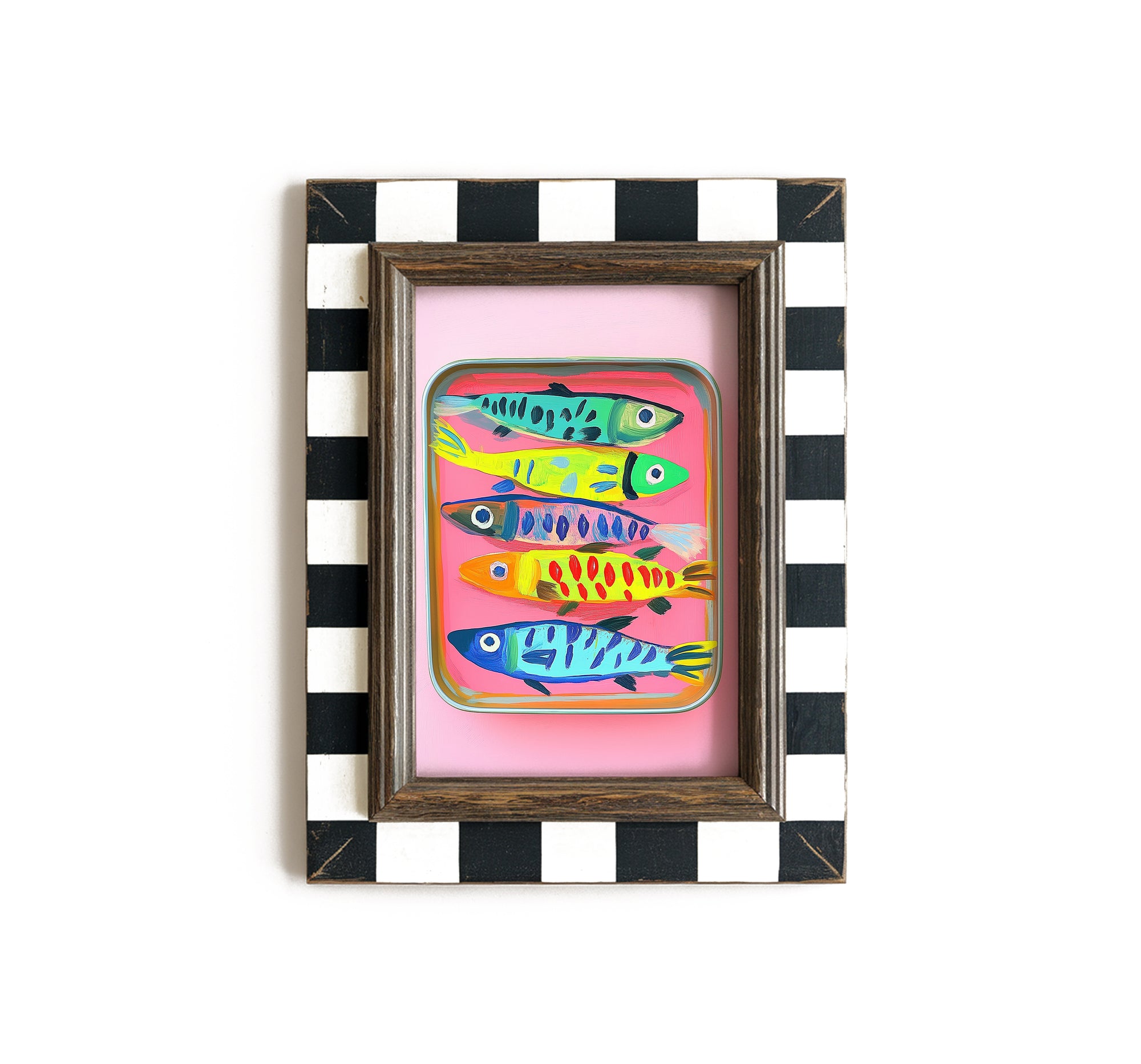 Colourful Sardines Print