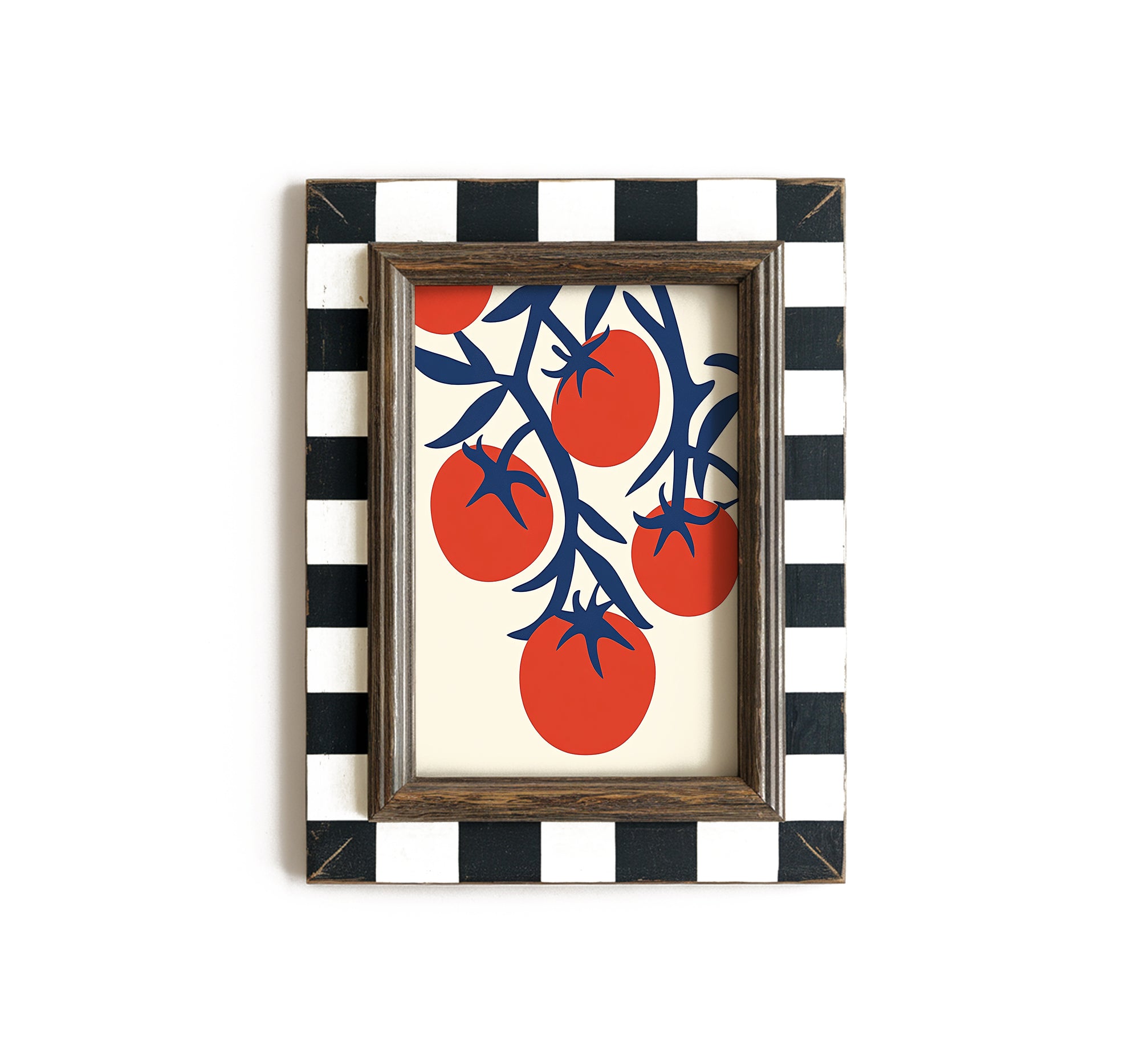 Tomato Linocut Print