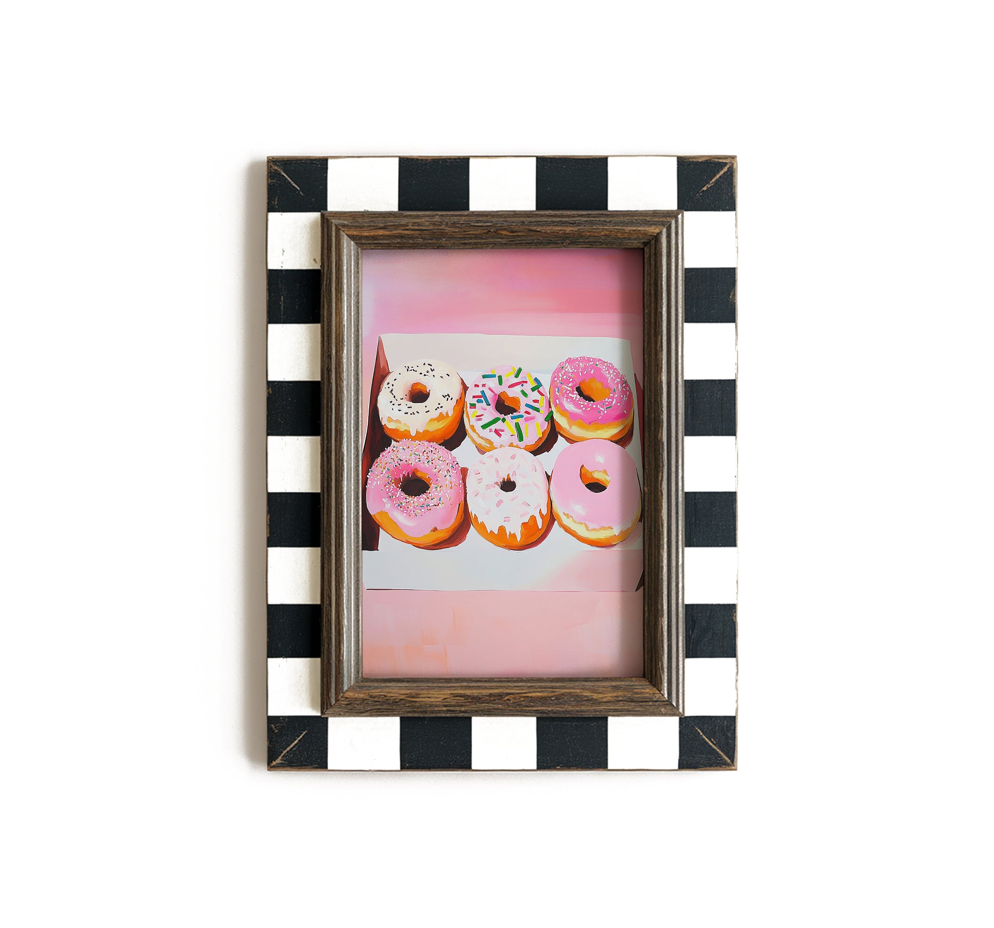 Pink Donuts Print