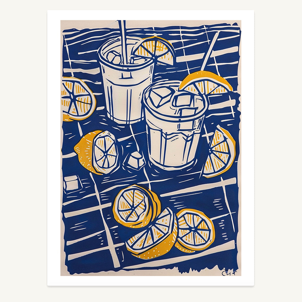Blue Lemonade Print