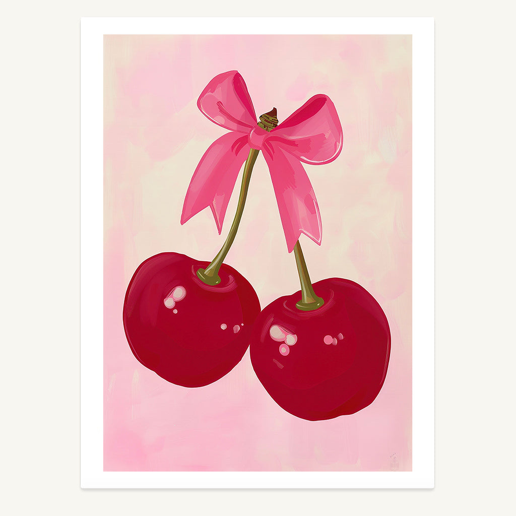 Red Cherries Print