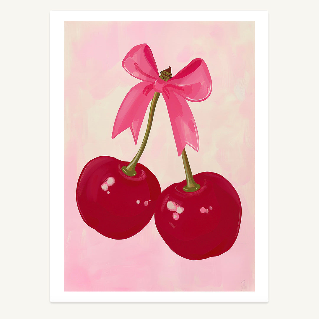 Red Cherries Print