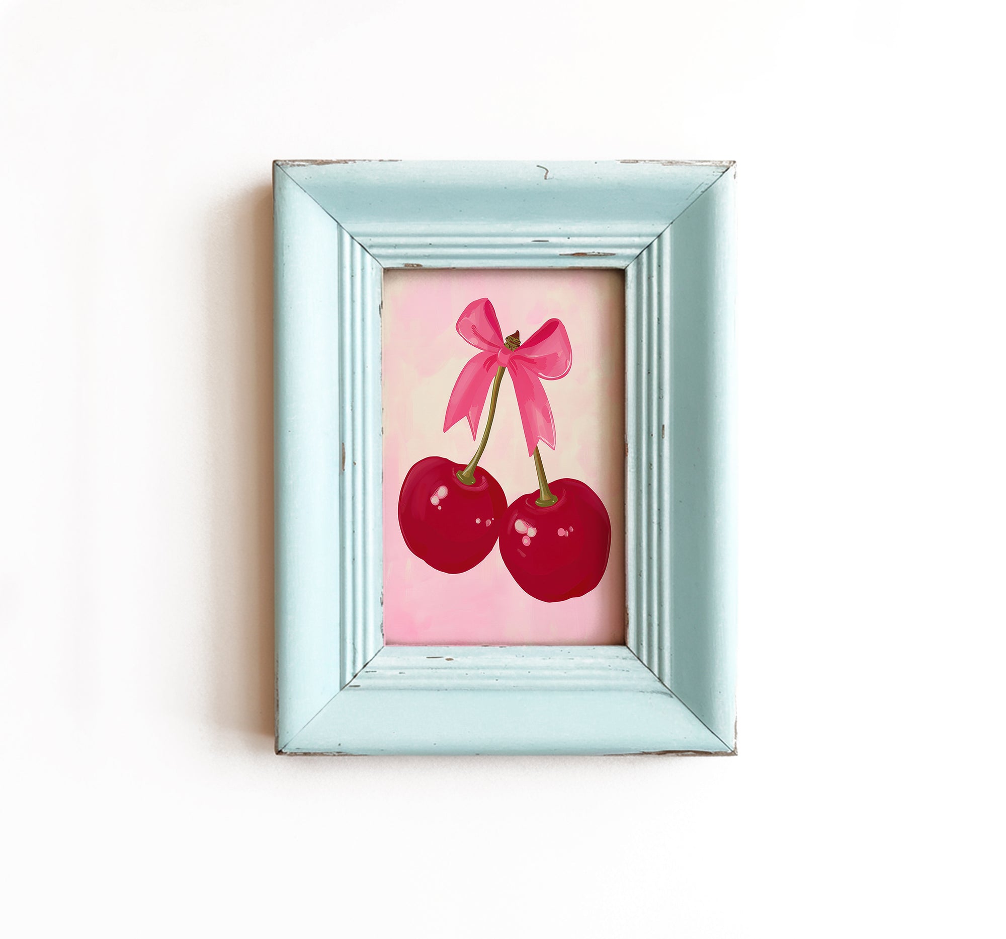 Red Cherries Print