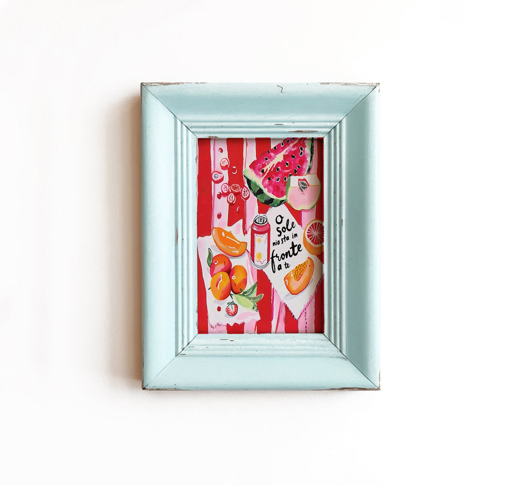 Watermelon Peach Print