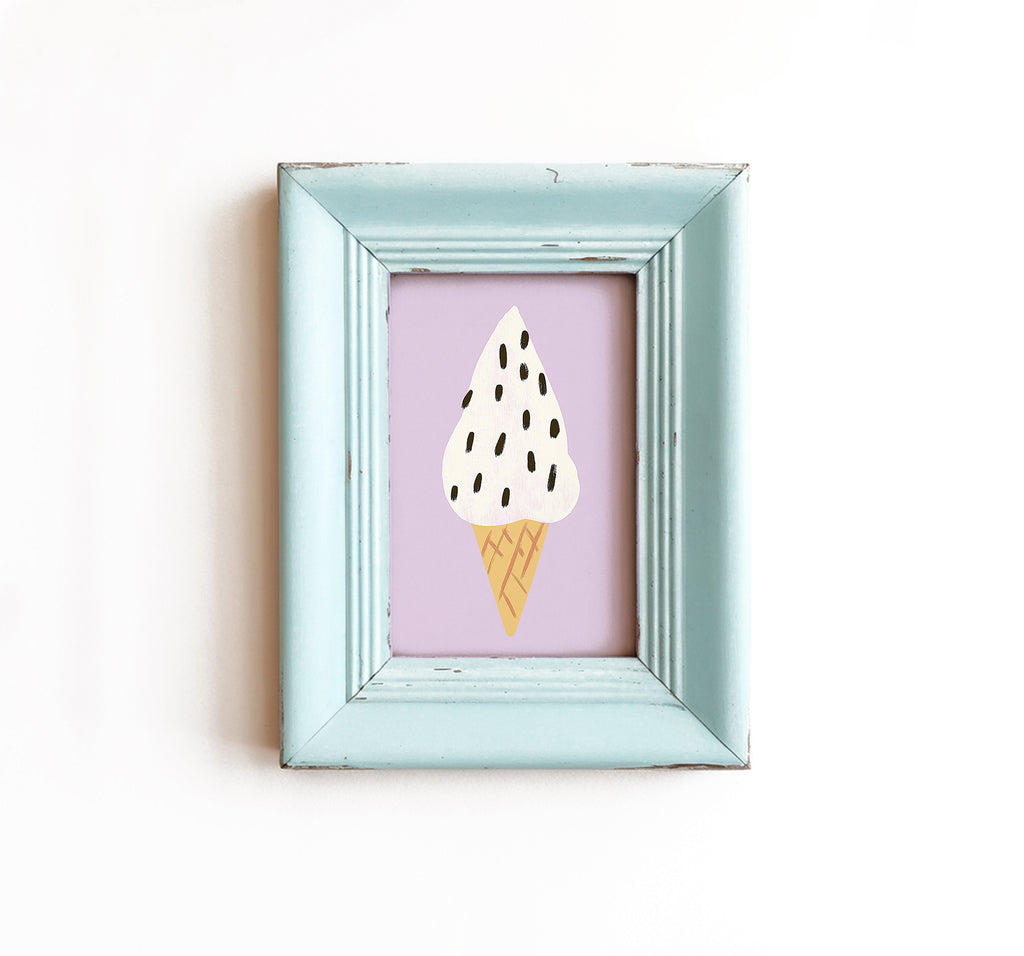 Spotted Icecream Print