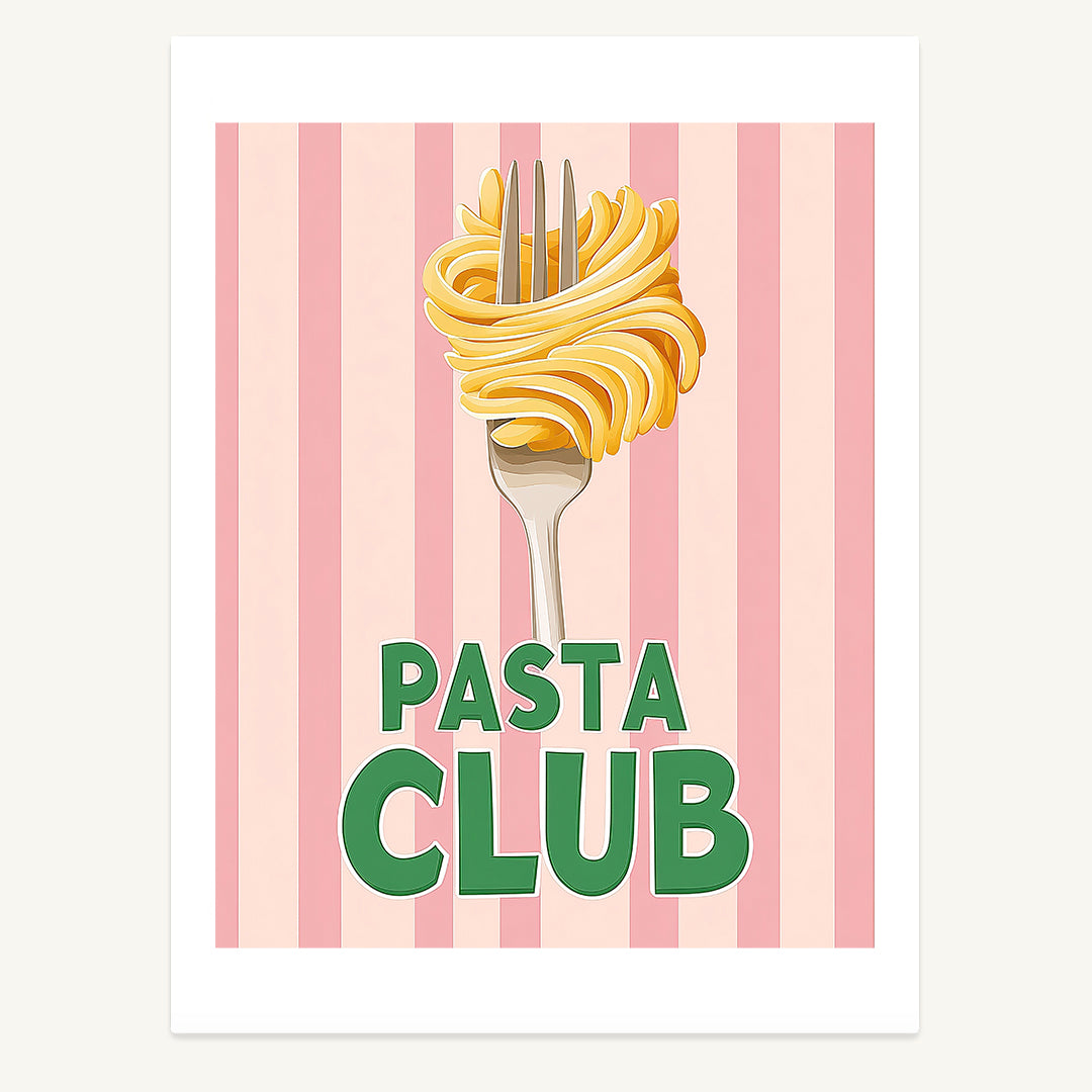 Pasta Fork Print