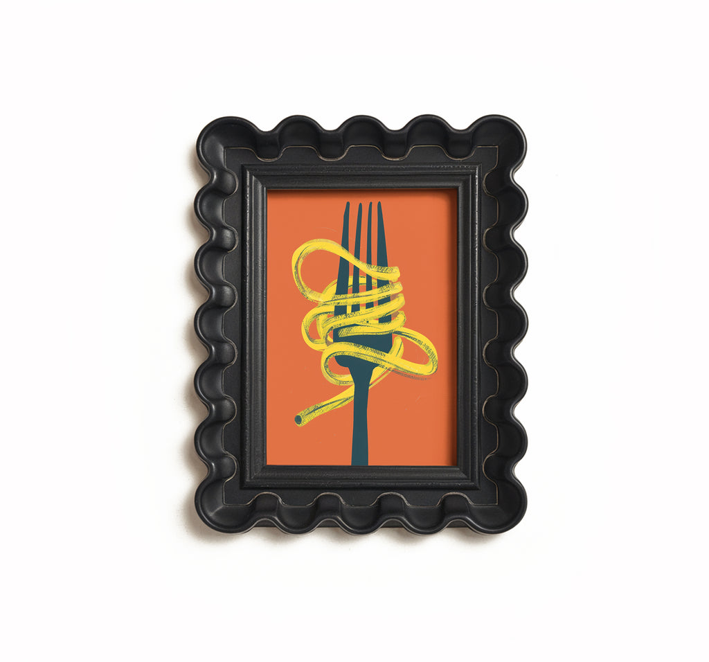 Spaghetti Fork Print