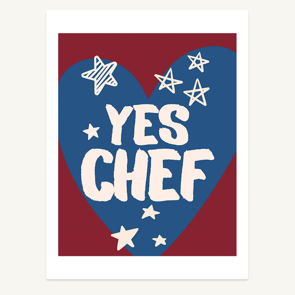 Yes Chef Print