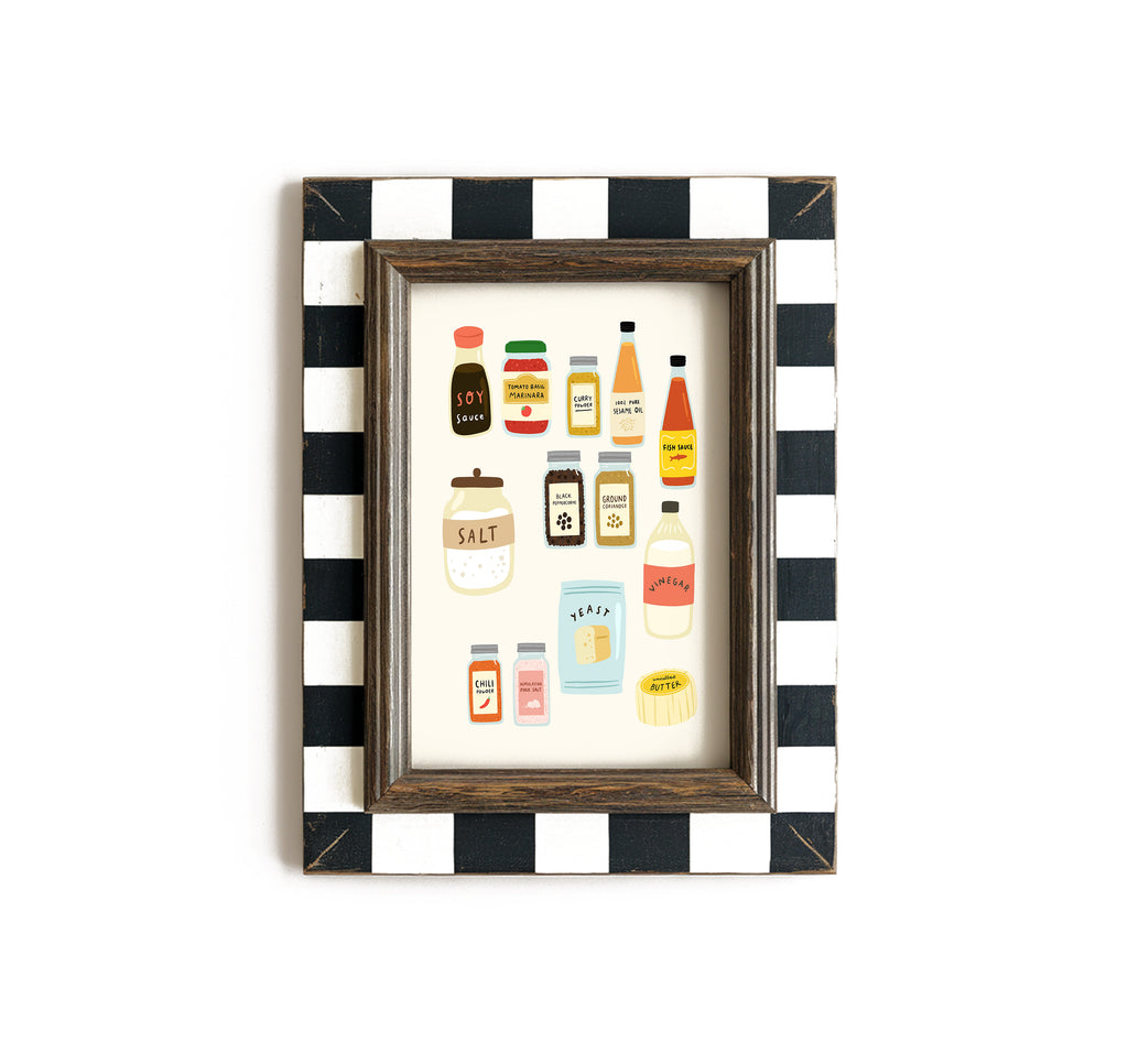 Kitchen Condiments Print