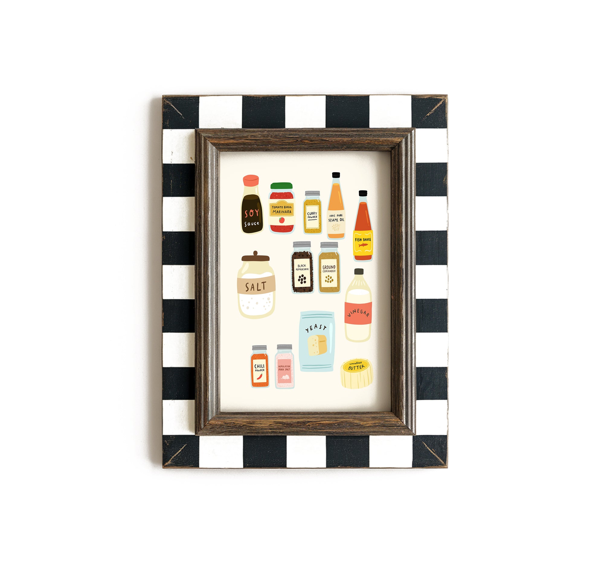 Kitchen Condiments Print
