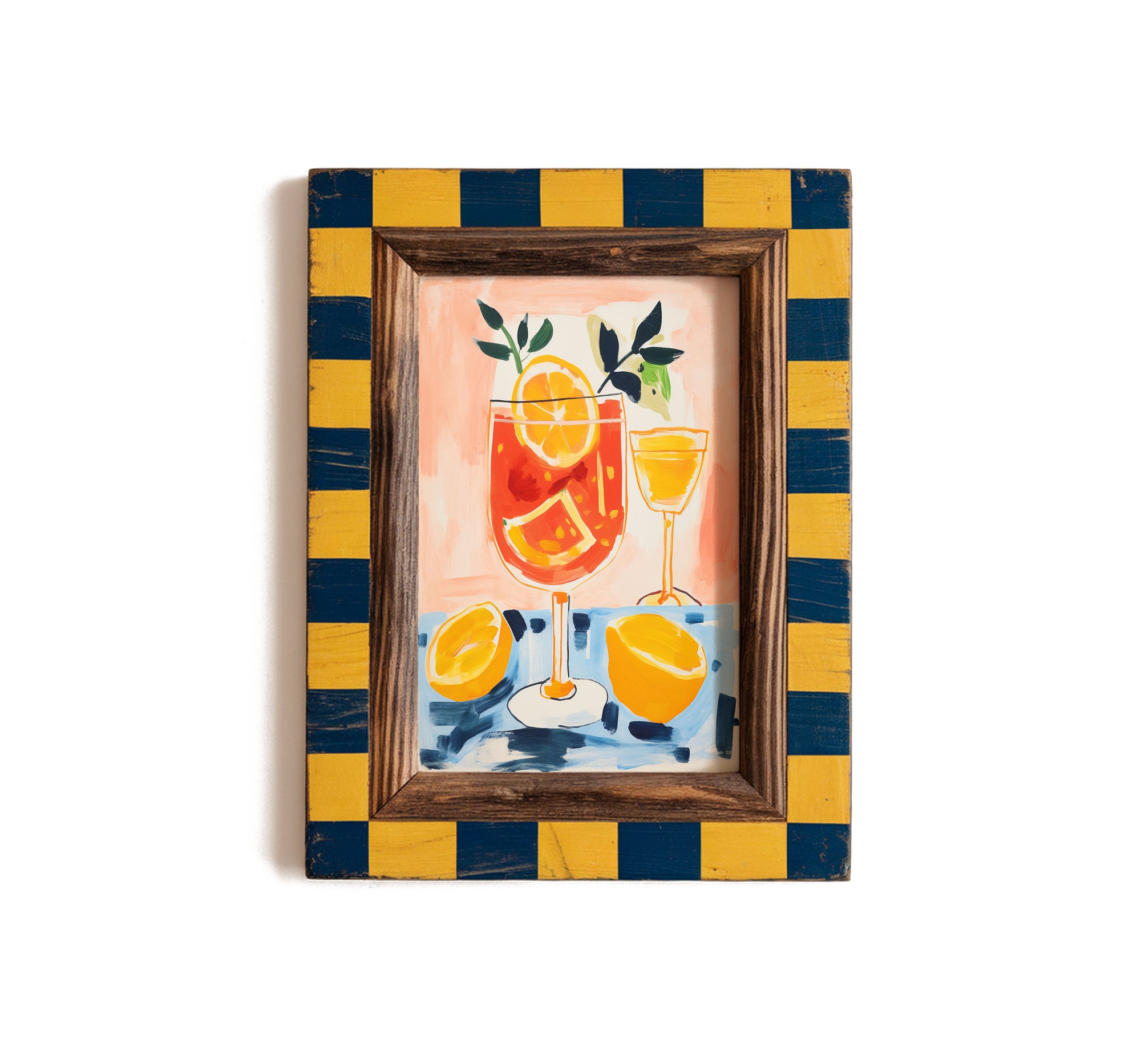 Orange Sangria Print