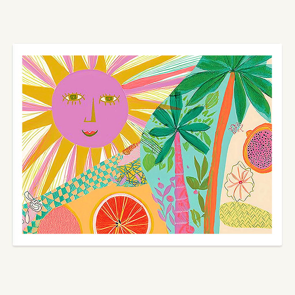 Tropical Sun Print