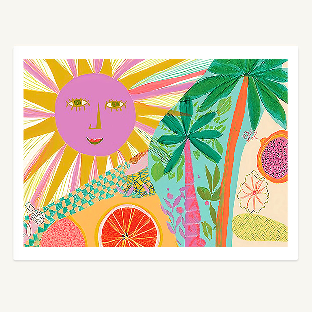 Tropical Sun Print