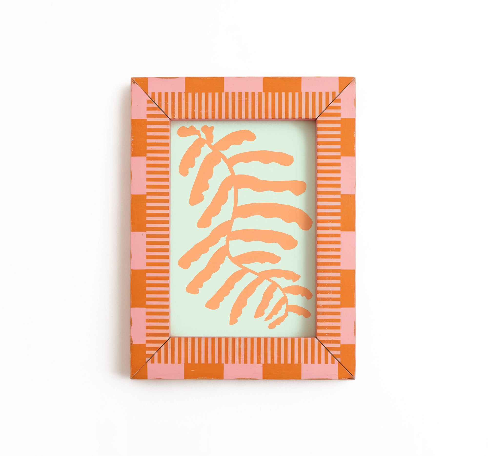 Orange Vine Print
