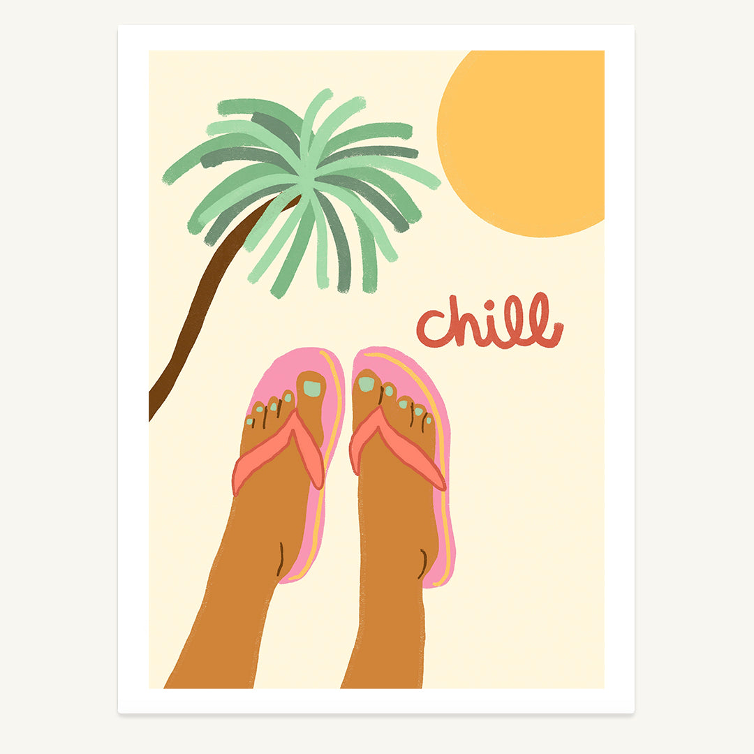 Holiday Chill Print