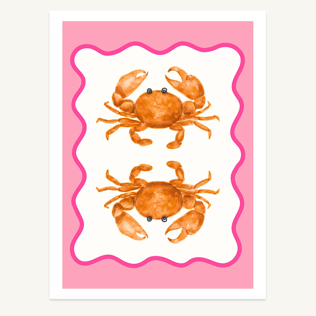 Double Crab Print