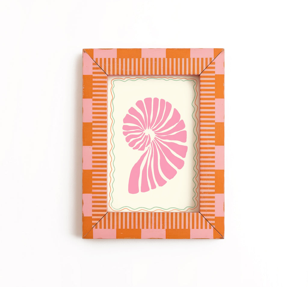 Pink Seashell Print