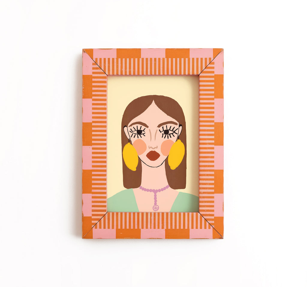 Lemon Earrings Print