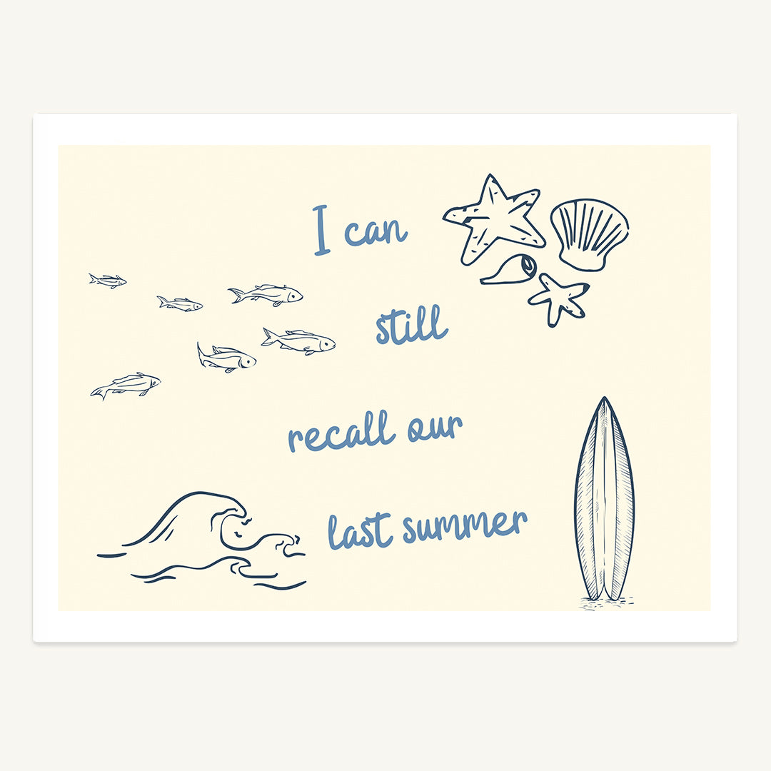 Last Summer Print
