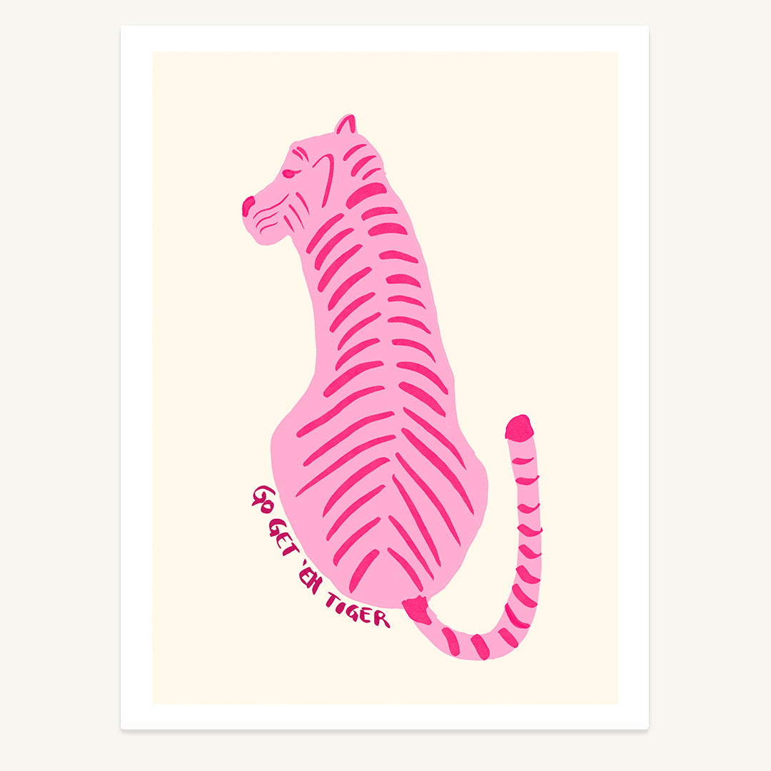 Pink Tiger Print