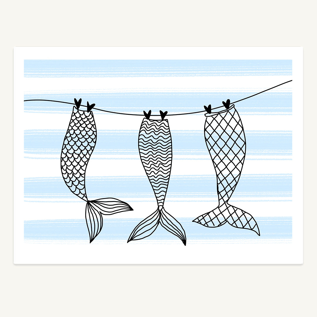 Mermaid Tails Print