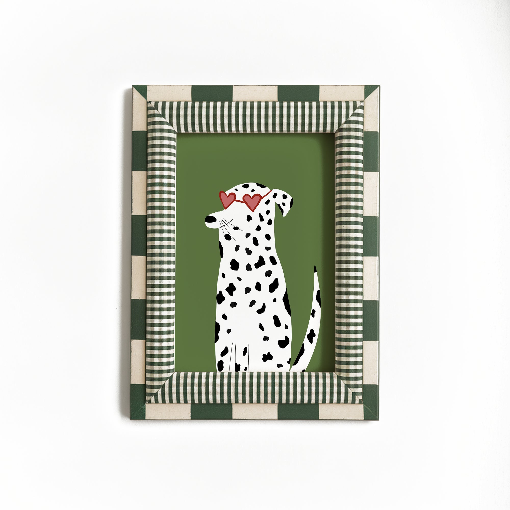 Dalmatian Heart Print