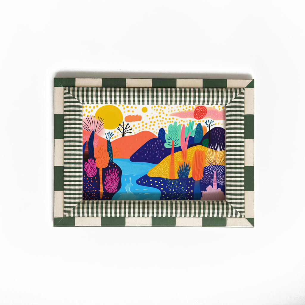 Sun & Mountains Print