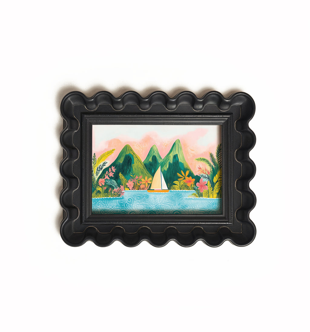 Sailboat Mountains Print