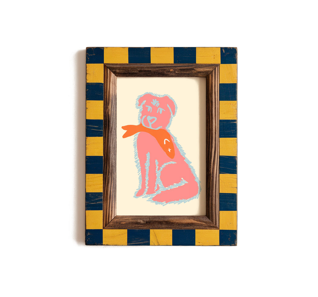 Dog & Fish Print