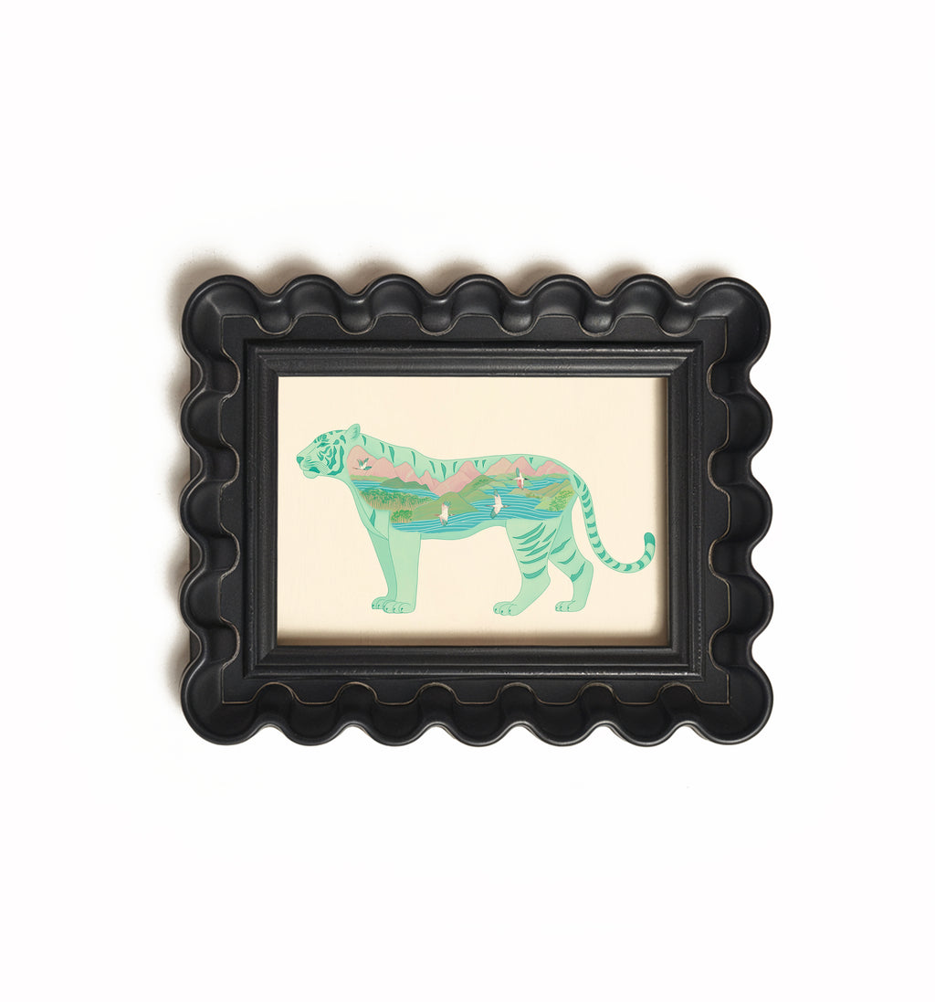 Landscapes & Leopards Print