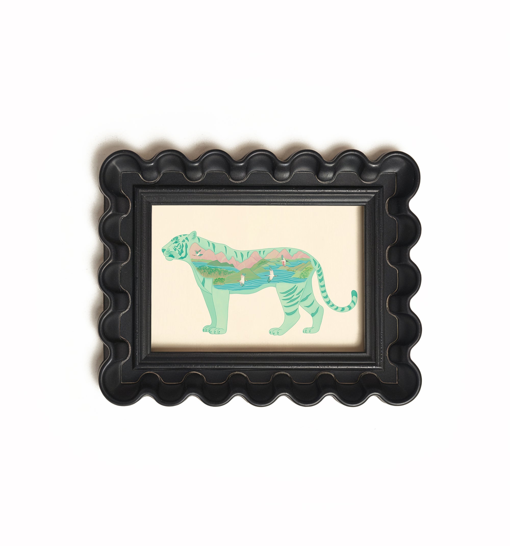 Landscapes & Leopards Print