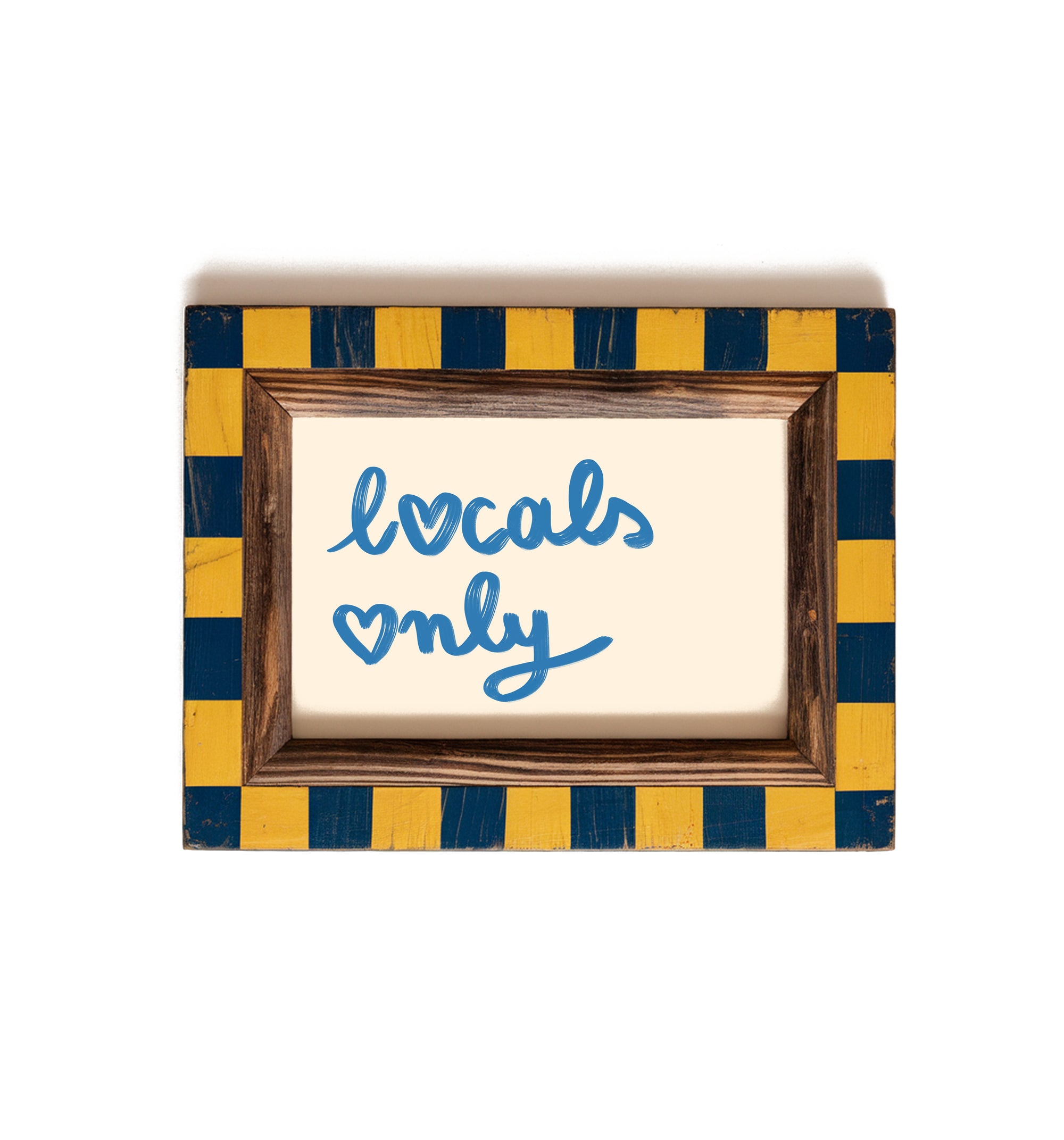 Locals Only Print