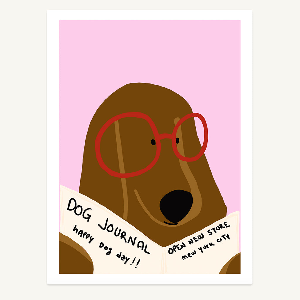 Dog Journal Print