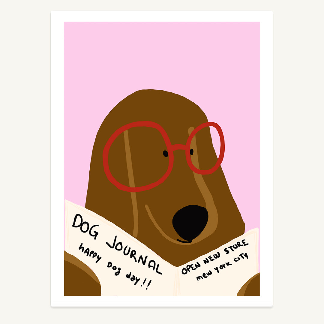 Dog Journal Print