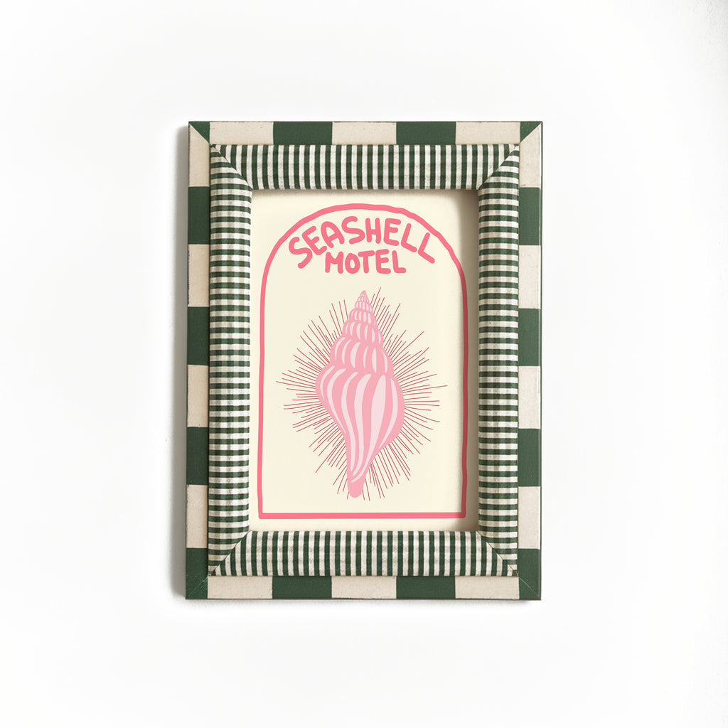 Seashell Motel Print