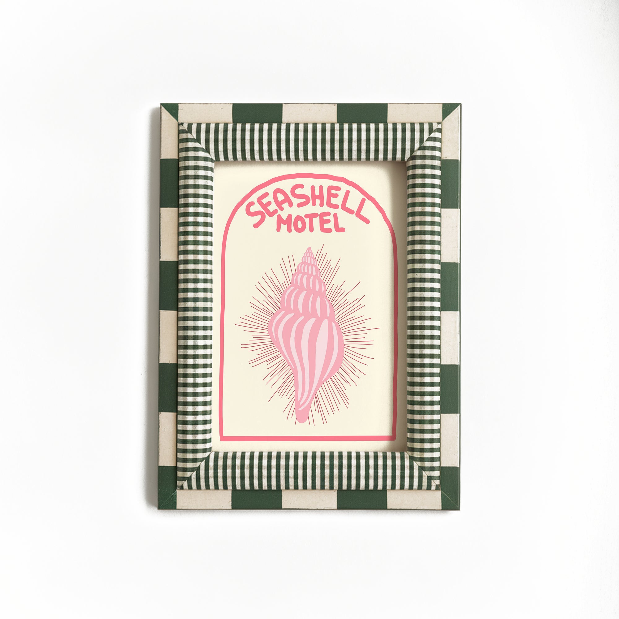 Seashell Motel Print