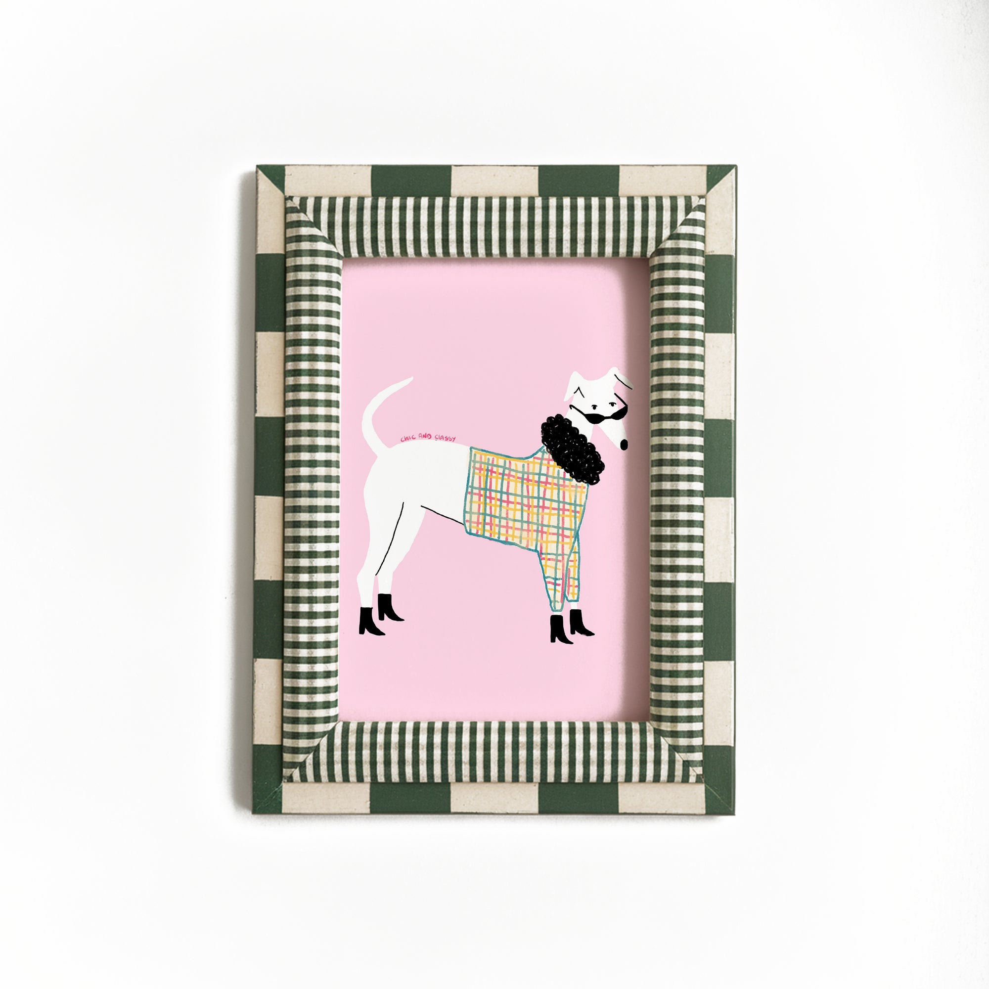 Chic Dog Sweater Print