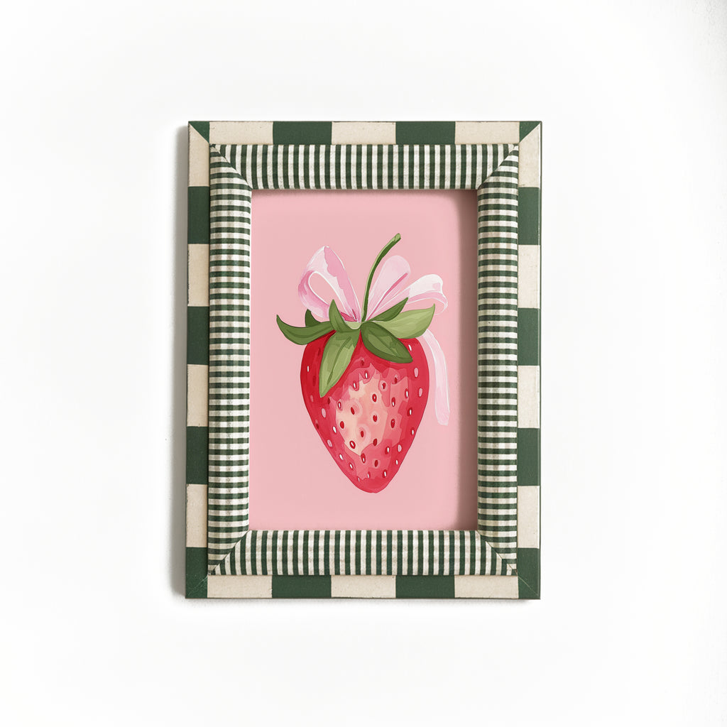 Strawberry Bow Print