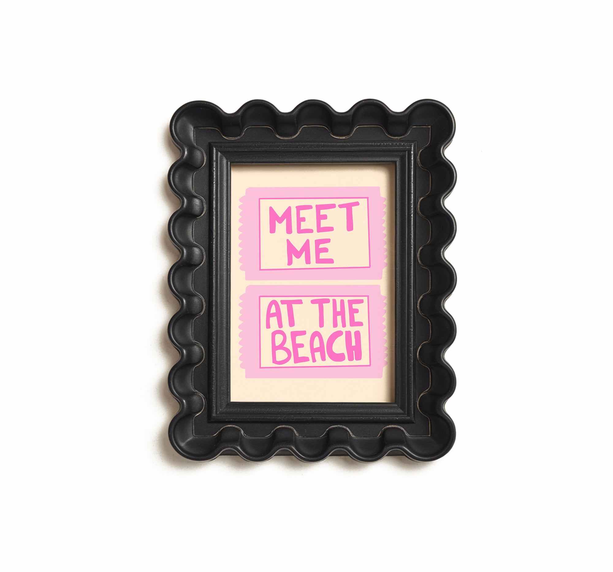 Meet Me At The Beach Print