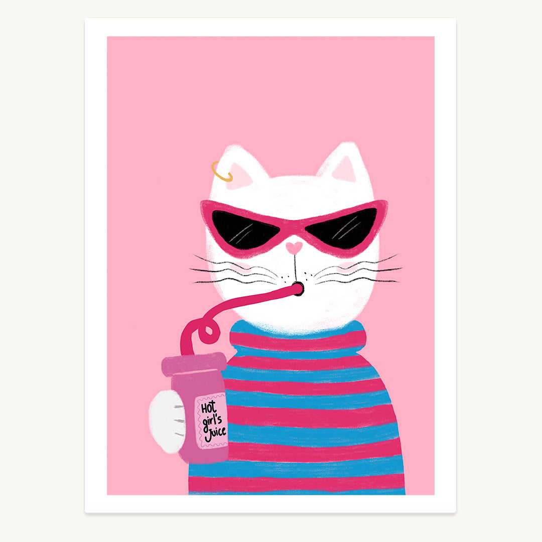 Cool Kitty Print