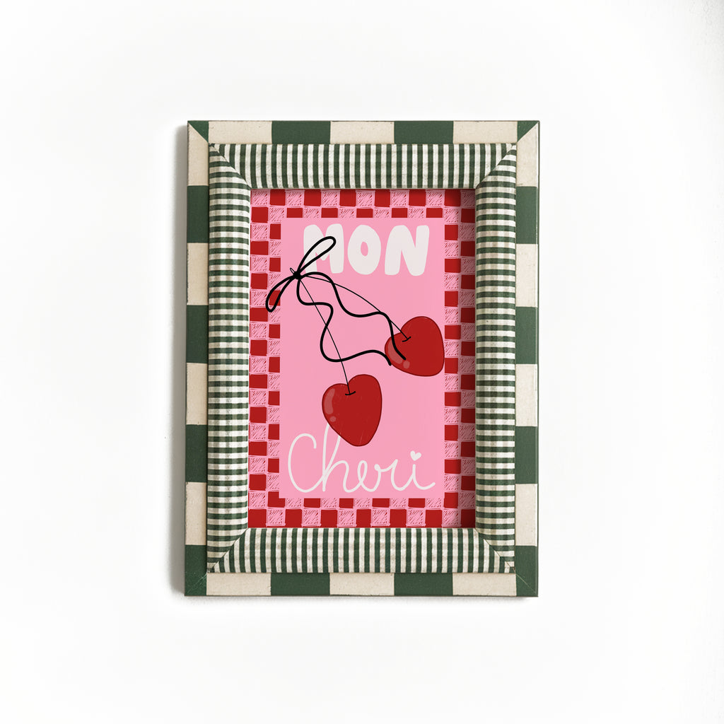 Mon Cheri Cherry Print