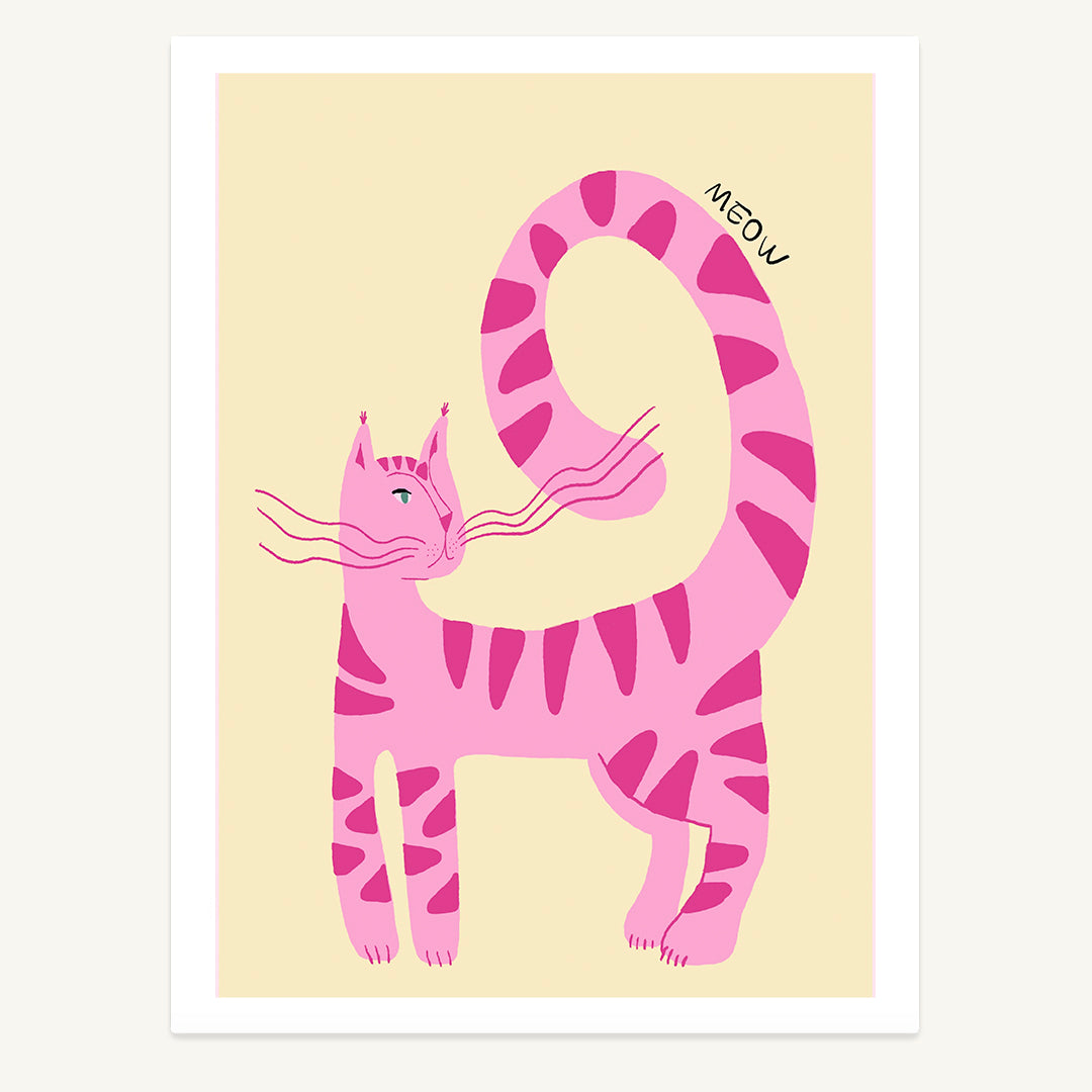 Striped Tail Print