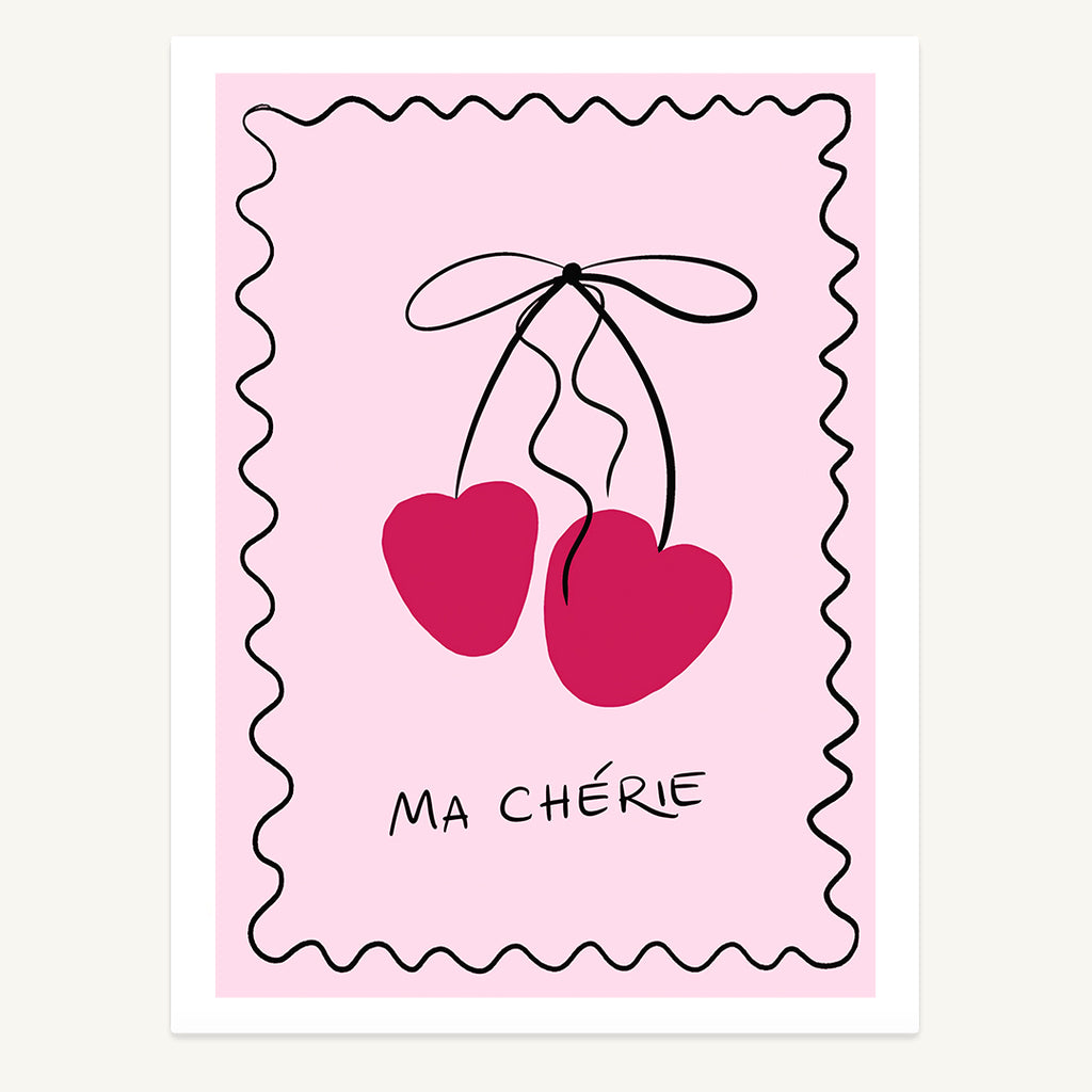 Ma Cherie Bow Print