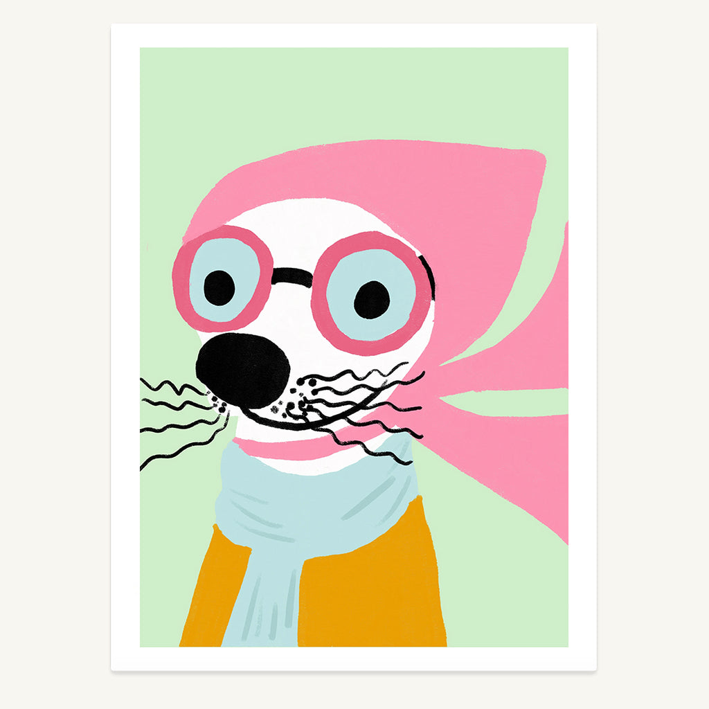 Pilot Dog Print